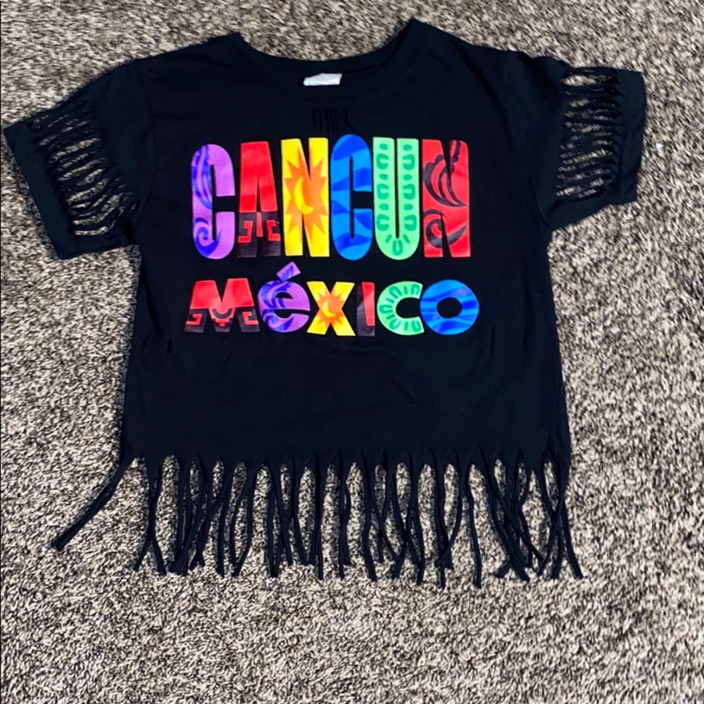 Girls Colorful CANCUN MEXICO Shirt